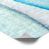 Aquarellmalerei Poster (Ecke)