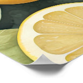 Aquarellmalerei Poster (Ecke)