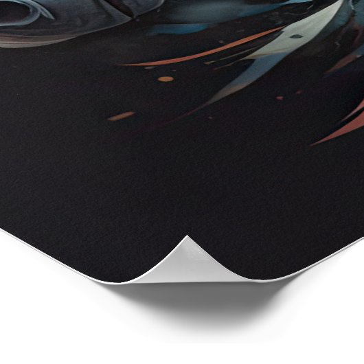 Aquarellmalerei Poster (Ecke)