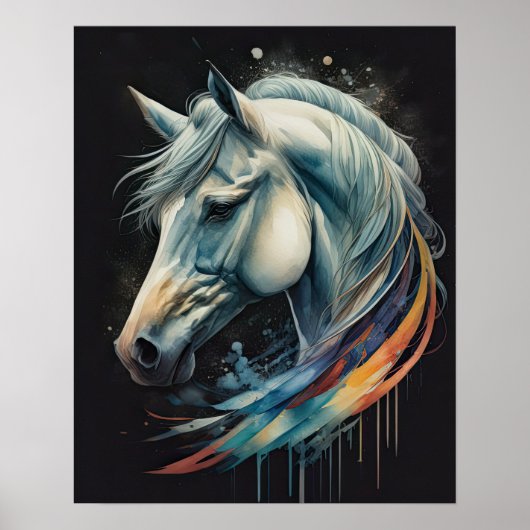 Aquarellmalerei Poster (Vorne)