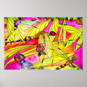 Aquarellmalerei Poster (Vorne)