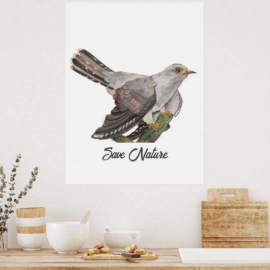 Aquarellmalerei Poster (Küche)