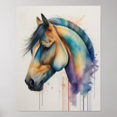 Aquarellmalerei Poster (Vorne)