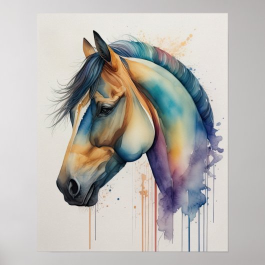 Aquarellmalerei Poster (Vorne)