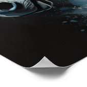 Aquarellmalerei Poster (Ecke)