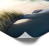 Aquarellmalerei Poster (Ecke)