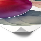 Aquarellmalerei Poster (Ecke)