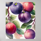 Aquarellmalerei Poster (Vorne)