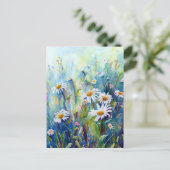 Aquarellmalerei Postkarte (Stehend Vorderseite)