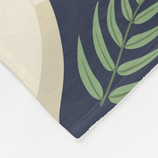 Aquarellmalerei Retro-Blumenmuster nahtlos Muster Fleecedecke (Ecke)