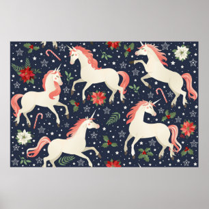 Aquarellmalerei Retro-Blumenmuster nahtlos Muster Poster