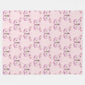 Aquarellmalerei Schmetterling 2a Fleecedecke (Vorderseite (Horizontal))