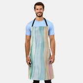 Aquarellmalerei Schürze (Getragen)