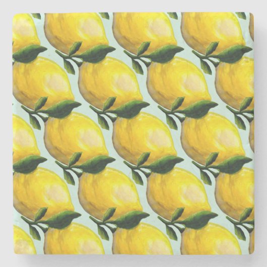 Aquarellmalerei Steinuntersetzer (Vorderseite)