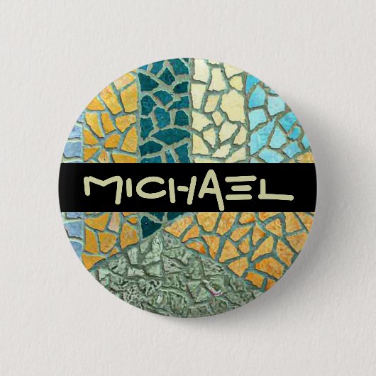 Aquarellmalerei Stone Mosaik + Ihre Ideen Button (Vorderseite)
