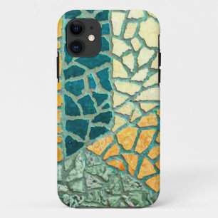 Aquarellmalerei Stone Mosaik + Ihre Ideen Case-Mate iPhone Hülle