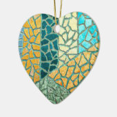 Aquarellmalerei Stone Mosaik + Ihre Ideen Keramikornament (Links)