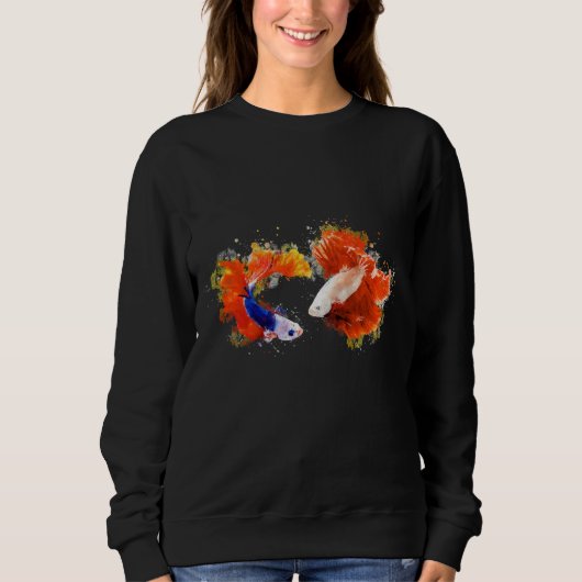 Aquarellmalerei Sweatshirt (Vorderseite)