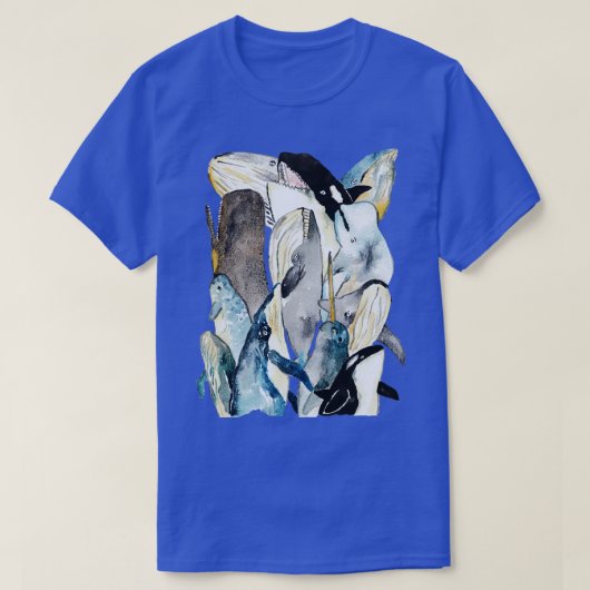 Aquarellmalerei T-Shirt (Design vorne)