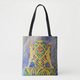 Aquarellmalerei Tasche