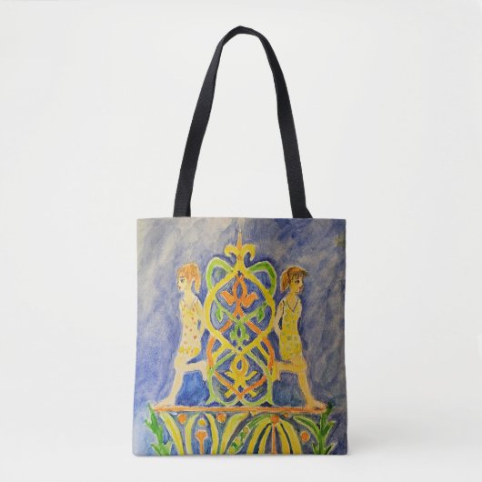 Aquarellmalerei Tasche (Vorderseite)