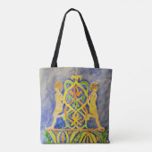 Aquarellmalerei Tasche (Rückseite)