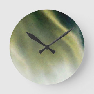 Aquarellmalerei Textur Runde Wanduhr