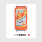 Aquarellmalerei Vimto Can Arab Aufkleber (Blatt)