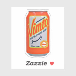 Aquarellmalerei Vimto Can Arab Aufkleber