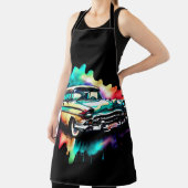 Aquarellmalerei Vintage Auto Schürze (InSitu)