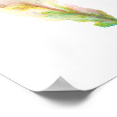 Aquarellmalerei von ©Lorena Depante Poster (Ecke)