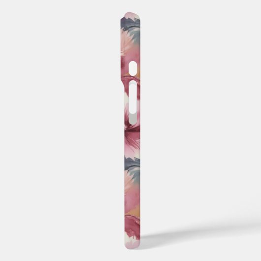 Aquarellmalerei von Weichblättern Case-Mate iPhone Hülle (Rückseite / Links)