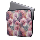 Aquarellmalerei von Weichblättern Laptopschutzhülle (Vorderseite Links)