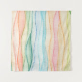 Aquarellmalerei Wandteppich (Vorderseite)