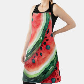 Aquarellmalerei Watermelon Schürze (InSitu)