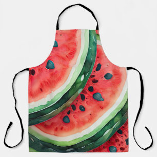 Aquarellmalerei Watermelon Schürze