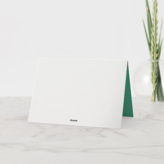 Aquarellmalerei Weiße Poinsettia Weihnachten (Rückseite)