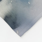 Aquarellmalerei Wilde Pferde Fleecedecke (Ecke)