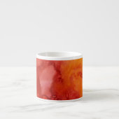 Aquarellmalereihintergrund Espressotasse (Vorderseite)