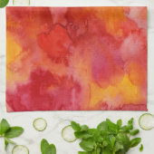 Aquarellmalereihintergrund Handtuch (Gefaltet)