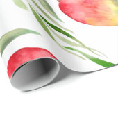 Aquarellmangos | Muster | Obst Geschenkpapier (Rolleneckpunkt)