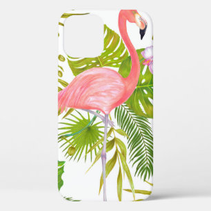 Aquarellmarker-Abbildung des rosa Flamingo bi Case-Mate iPhone Hülle