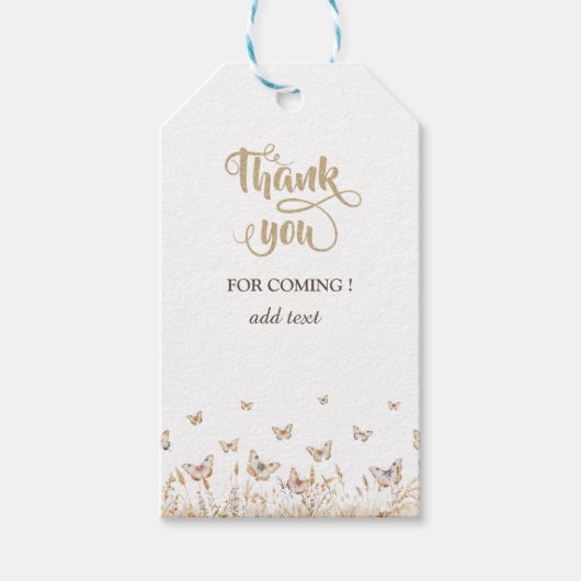 Aquarellmärsche Geschenkanhänger (Vorderseite)