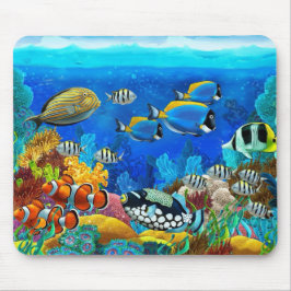 Aquarellmaus Mousepad