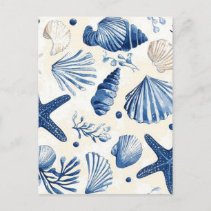Aquarellmeer Feiertagspostkarte