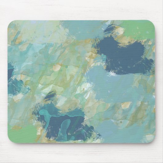 Aquarellmeer Mousepad (Vorne)