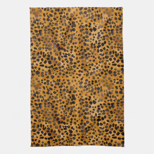 Aquarellmesse Druck Geschirrtuch (Vertikal)