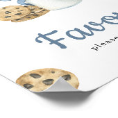 Aquarellmilch Babydusche - Favoriten Poster (Ecke)