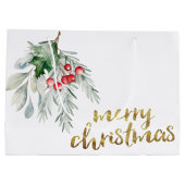 Aquarellmistletoe, Große Geschenktüte (Rückseite)