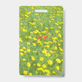 Aquarellmohn Ausweis (Rückseite)